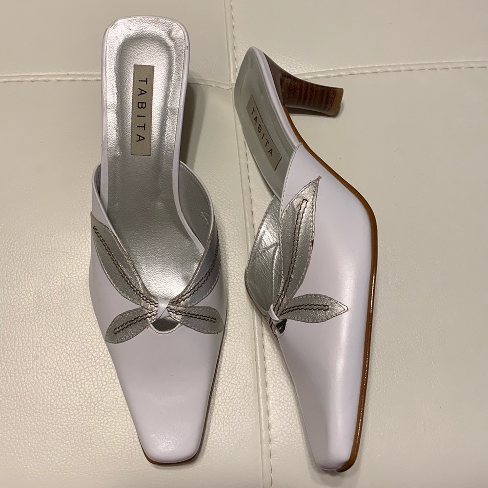 Tabita shoes heels women’s mules,slip on, leather.